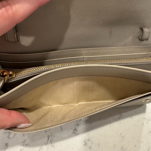 Prada Women's Cream / Gray Wallet - Picture 5 of 6